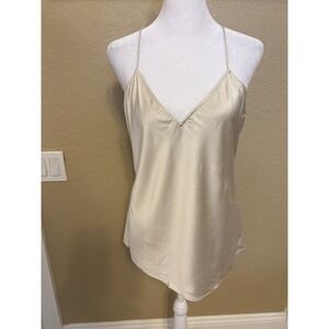 Theory Cream Satin Camisole